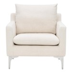 Anders Sand Color Fabric Occasional Chair	