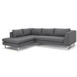Janis Grey Fabric Sectional