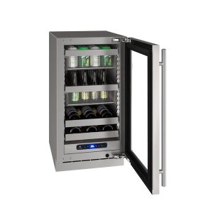 U-Line® 18" Stainless Steel Beverage Center