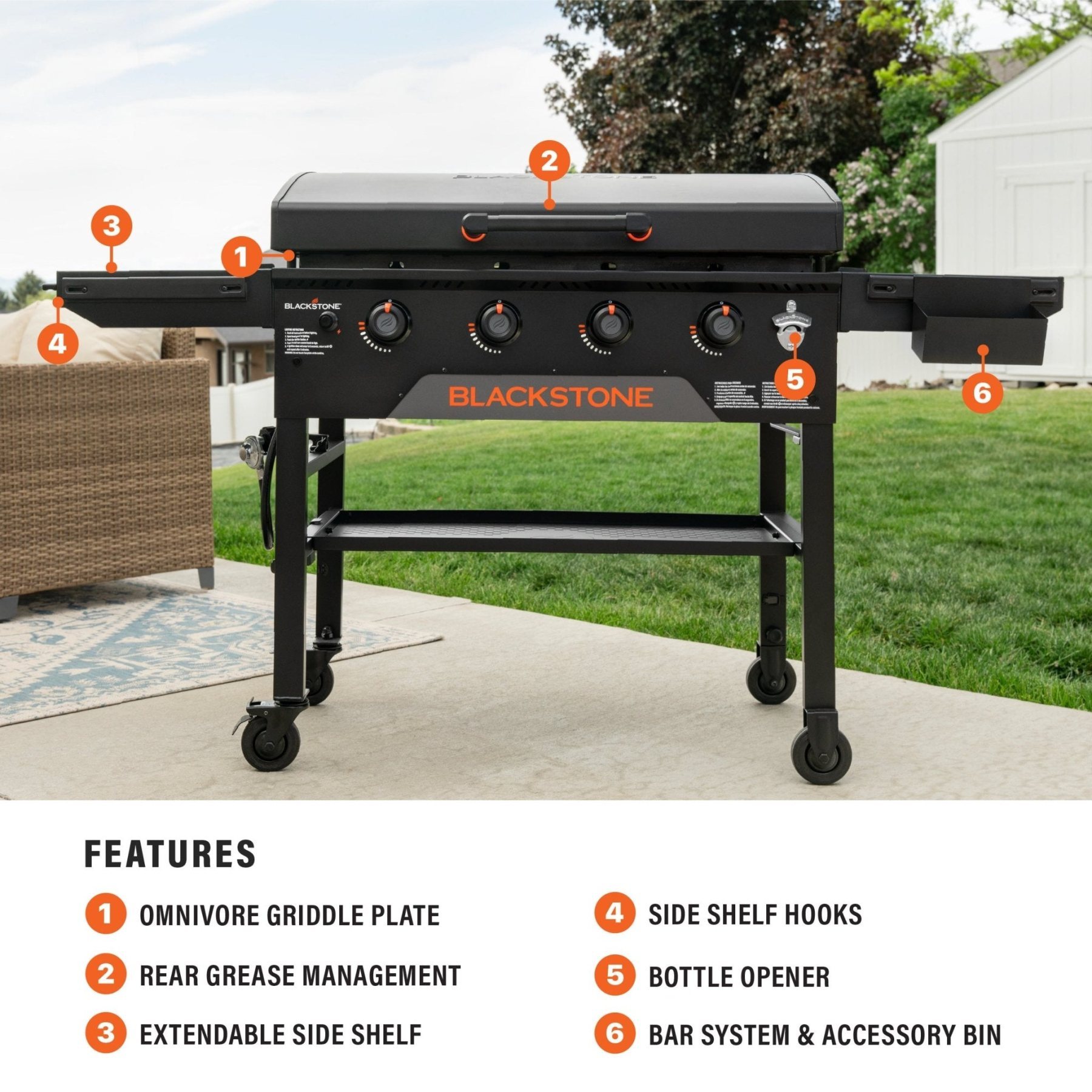36" Griddle with Hood Bundle - Detailed View 4 | EuroLife Furniture
