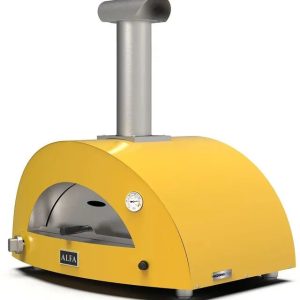 Alfa Moderno 2 Pizze Wood - Fired Pizza Oven - Fire Yellow - FXMD-2P-LGIA