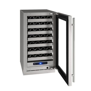 U-Line® 18" Stainless Steel Wine Cooler