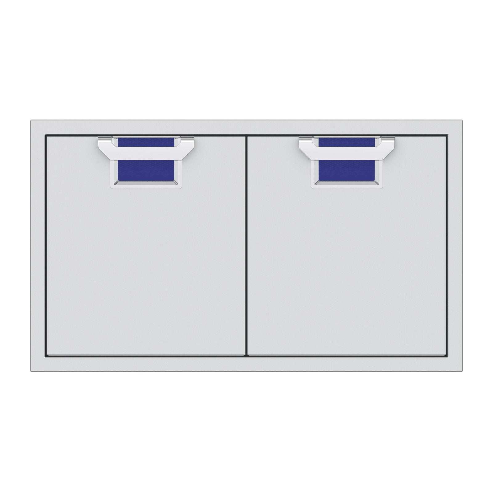 Aspire by Hestan 36-Inch Double Access Doors (Prince Blue) - AEAD36-BU - Hestan Outdoor Double Access Doors by EuroLife Furniture