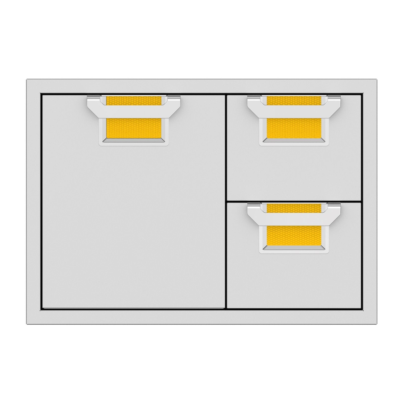 Aspire by Hestan 30-Inch Double Drawer and Storage Door Combination (Sol Yellow) - AESDR30-YW - Hestan Outdoor KITCHEN STORAGE & ACCESS DOORS by EuroLife Furniture