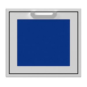 Hestan 24-Inch Single Access Door w/ Recessed Marquise Accented Panel (Right Hinge) in Blue - AGADR24-BU