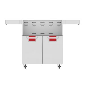 Aspire by Hestan 30-Inch Double Door Cart (Red) - ECD30-RD