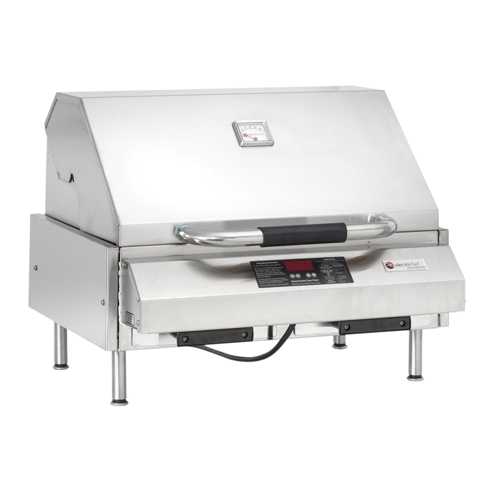 Electri-Chef Emerald 24-Inch 3520 Volt Electric Tabletop Grill - 4400-EC-336-TT-24 - Detailed View 2 | EuroLife Furniture