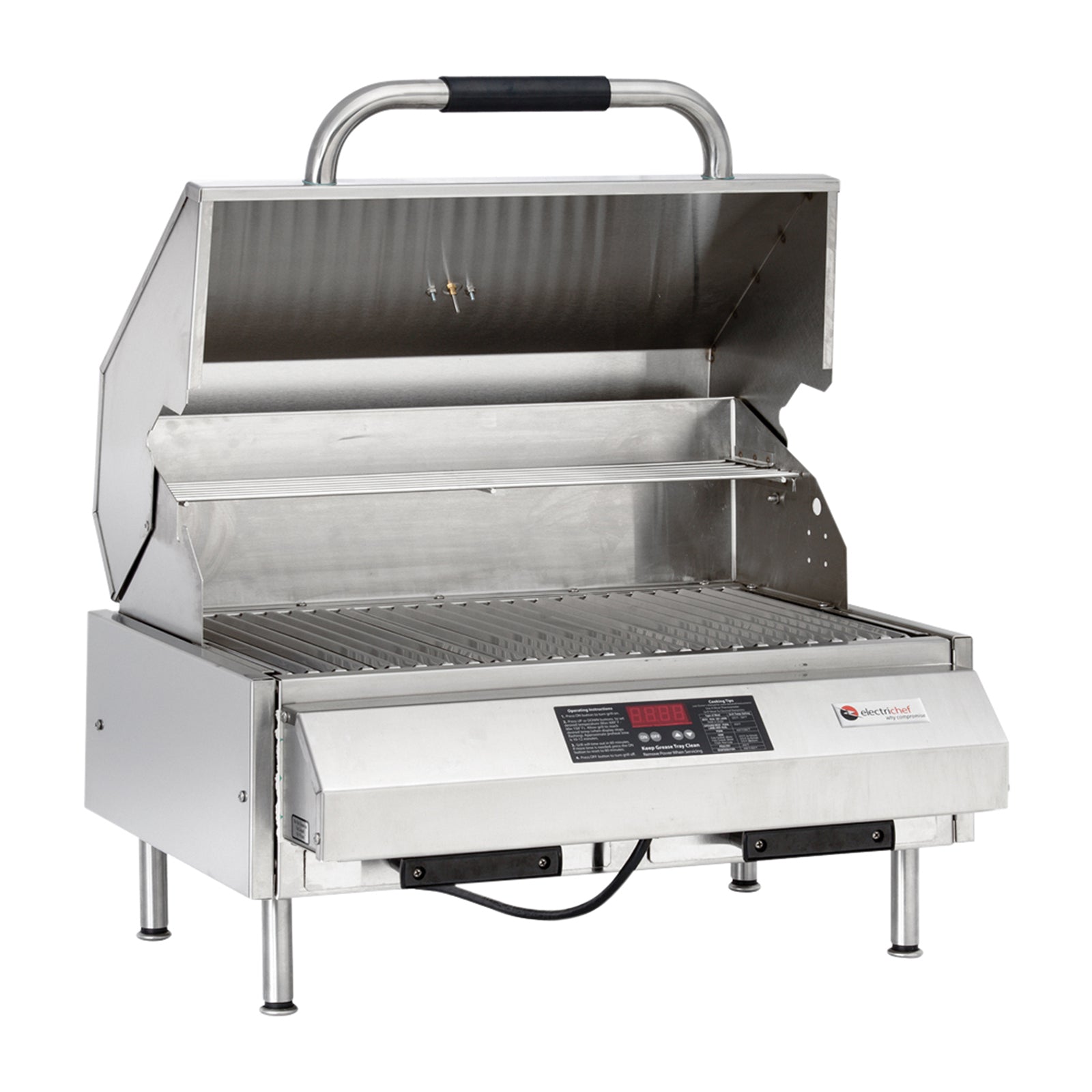 Electri-Chef Emerald 24-Inch 3520 Volt Electric Tabletop Grill - 4400-EC-336-TT-24 - Detailed View 4 | EuroLife Furniture