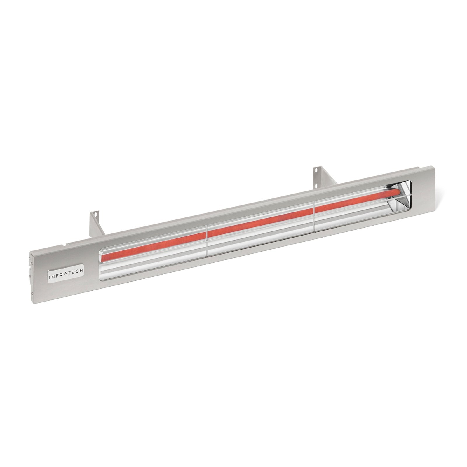Infratech Slimline 42.5-Inch Single Element 208 Volt, 2400 Watt, 10 Amp Outdoor Heater in Silver - SL2428SV - PATIO HEATING & FIRE by EuroLife Furniture
