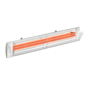 Infratech CD-Series 39-Inch Dual Element 240 Volt, 4000 Watt, 16.7 Amp Outdoor Heater in White - CD4024WH