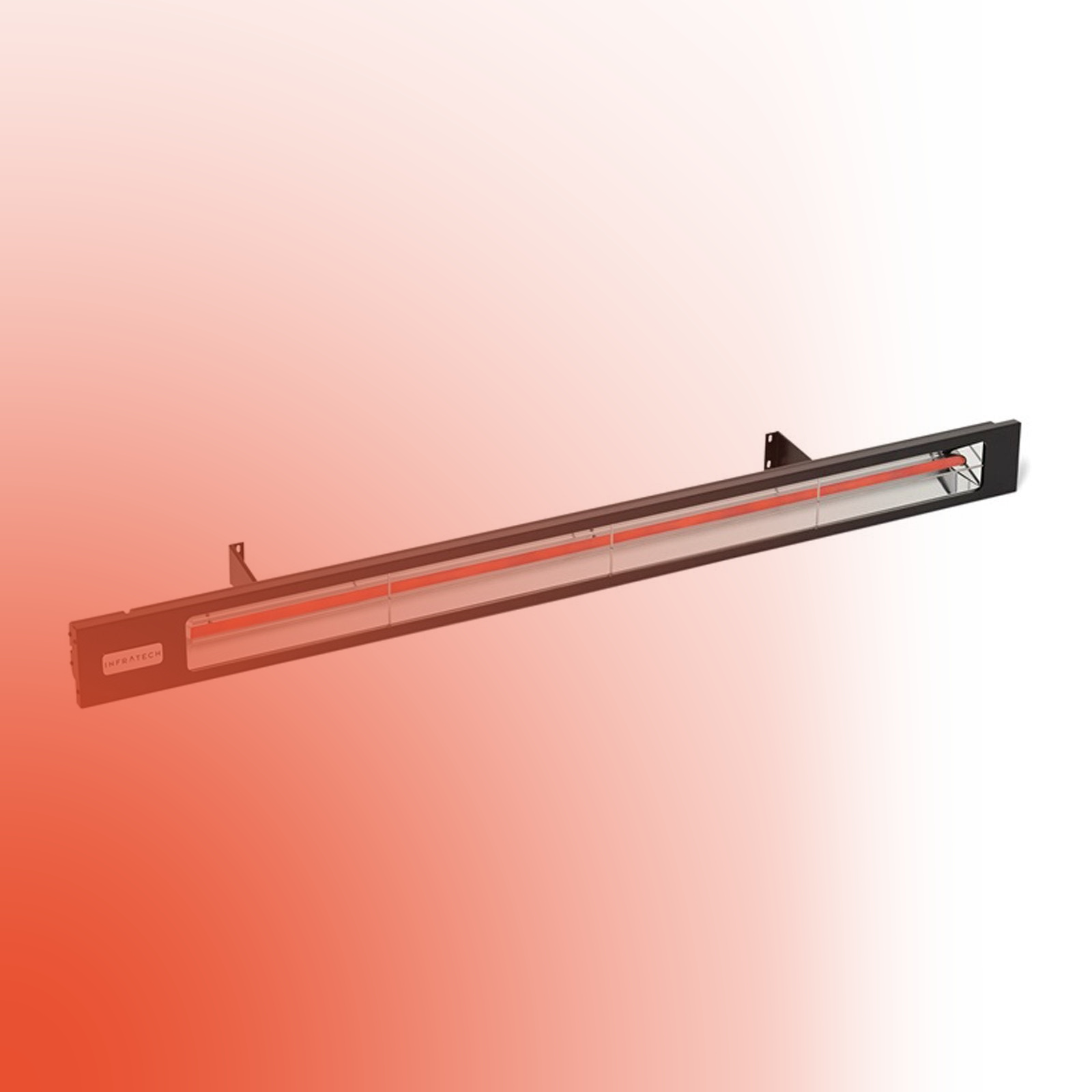 Infratech Slimline Black Shadow Series 63.5-Inch Single Element 240 Volt, 4000 Watt, 16.7 Amp Outdoor Heater - SL4024BL - PATIO HEATING & FIRE by EuroLife Furniture