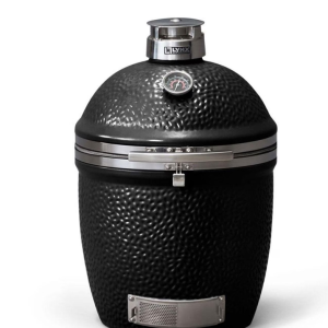 Lynx 18 Inch Built-In Ceramic Kamado Charcoal Grill - Black - LCGRBK