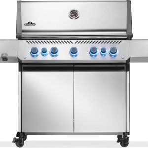 Napoleon Prestige 665 NG Grill with Infrared Side and Rear Burners, SS