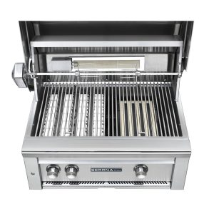 Sedona by Lynx 30-Inch Natural Gas Built-In Grill - 1 Stainless Steel Burner and 1 ProSear Burner, w/ Rotisserie - L500PSR-NG