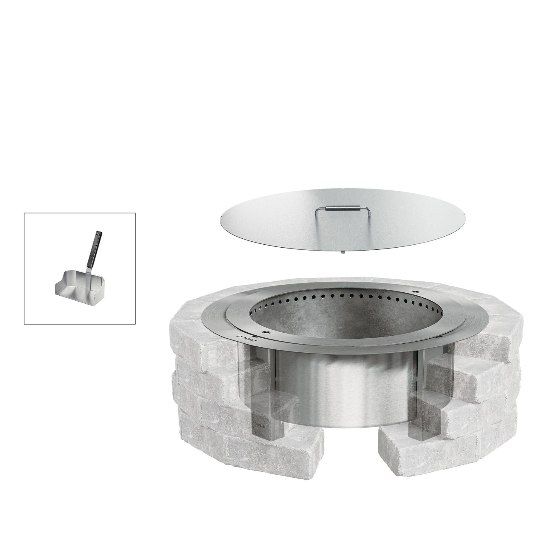 Fire Pit Insert Bundle - Detailed View 10 | EuroLife Furniture
