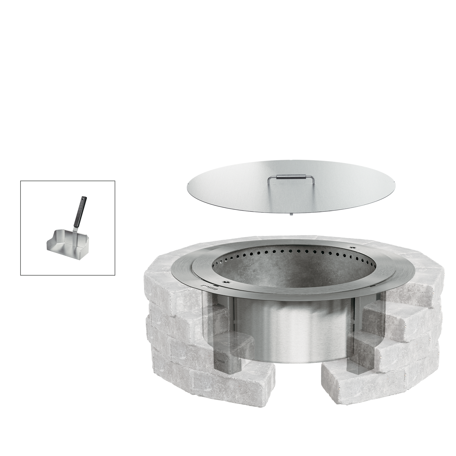 Fire Pit Insert Bundle - Detailed View 19 | EuroLife Furniture