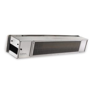 Sunpak Propane Gas Two Stage Heater 25,000 and 34,000 BTU, Includes ON-OFF-HI-LOW Hand Held Remote, Wireless Wall Control, SS Mounting Kit, and Power Adapter (Stainless Steel) - S34-S-TSR-LP Model# 12021LP