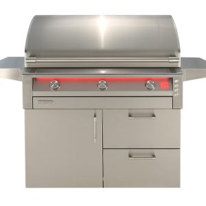 Alfresco 42-Inch AIPG Intelligent Natural Gas Grill On Cart