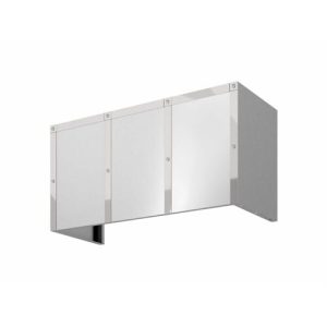 Zephyr Duct Cover 48in x 18in SS w/SS Banding
