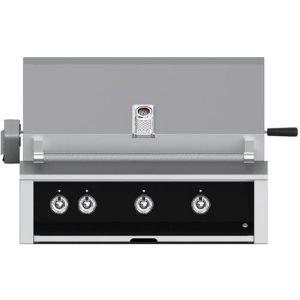 Hestan ASPIRE Grill Built-In 3 U-Burner Rotisserie 36" - Natural Gas - Stealth