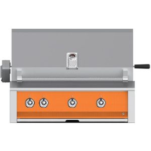 Hestan ASPIRE Grill Built-In 3 U-Burner Rotisserie 36" - Natural Gas - Citra