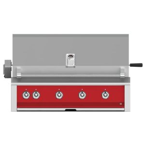 Hestan ASPIRE Grill Built-In 4 U-Burner Rotisserie 42" - Liquid Propane - Matador
