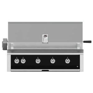 Hestan ASPIRE Grill Built-In 4 U-Burner Rotisserie 42" - Natural Gas - Stealth