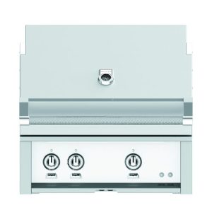 Hestan 30" Built-In Grill  2 Trellis Burners Rotisserie - Natural Gas - Marshmallow