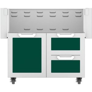 Hestan 36" Grill Cart Single Door & Double Drawer Soft Close - Froth