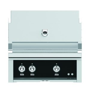 Hestan 30" Built-In Grill 1 Trellis Burners 1 Sear Burn Rotisser - Liquid Propane - Stealth