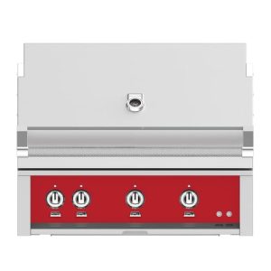 Hestan 36" Built-In Grill 2 Trellis Burners 1 Sear Burner Rotiss - Liquid Propane - Matador