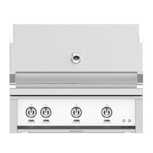 Hestan 36" Built-In Grill 2 Trellis Burners 1 Sear Burner Rotiss - Liquid Propane - Marshmallow