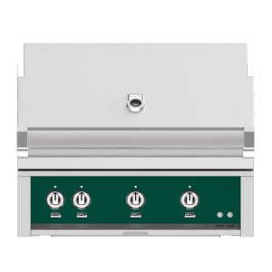 Hestan 36" Built-In Grill 2 Trellis Burners 1 Sear Burner Rotiss - Natural Gas - Froth