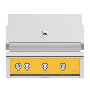 Hestan 36" Built-In Grill 2 Trellis Burners 1 Sear Burner Rotiss - Natural Gas - Sol