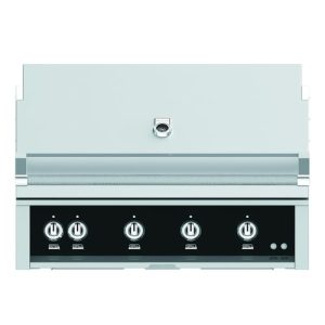Hestan 42" Built-In Grill 3 Trellis Burners 1 Sear Burner Rotiss - Liquid Propane - Stealth
