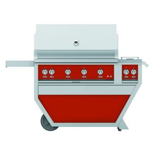 Hestan 42" Grill & Deluxe Cart 3 Trellis burners 1 Sear Burner R - Liquid Propane - Matador