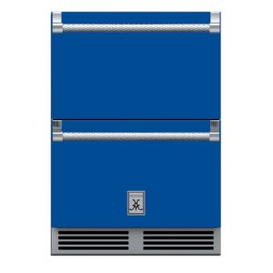 Hestan Outdoor Refrigerator & Freezr Drawer 24" - Bora Bora Blue