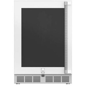 Hestan Outdoor Refrigerator 24" Lock Left Hinged - Marshmallow