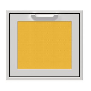 Hestan 24" Right Swing Access Door Recessed Marquise Accented Pane - Sol