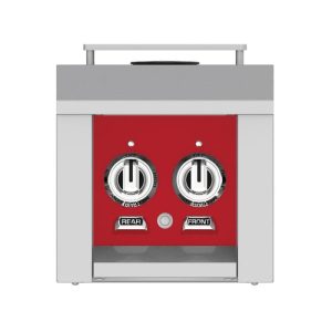 Hestan Double Side Burner 20000 BTU Diamond Cut - Natural Gas - Stealth