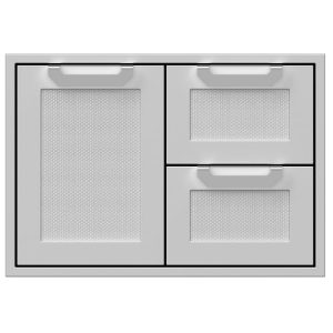 Hestan 30" Double Drawer & Storage Door Combo Recessed Marquise Acc - Citra