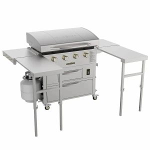 Blackstone Select 36 inch Griddle Air Fryer Combo with Dual Side Tables and Storage Drawers