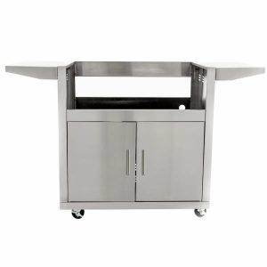 Blaze 3 burner cart with soft close hinges