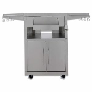Blaze Cart for 20" Kamado Grill with storage and side shelves