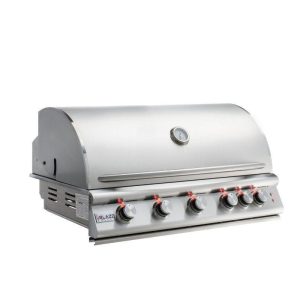 Blaze Grills Premium LTE 40” 5-Burner Gas BBQ Grill with Rear Burner & Built-In Lights