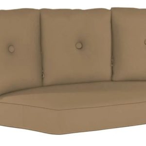 Casual Cushion Estate Series Deep Seating 3 Back Corner Sectional Cushion in Canvas Cocoa