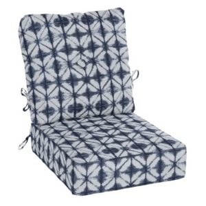 Casual Cushion Estate Series Deep Seating Club Cushion in Midori Indigo