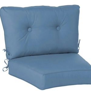 Casual Cushion Estate Series Deep Seating Curved Cushion in Canvas Sapphire