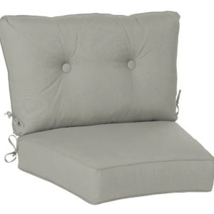 Casual Cushion Estate Series Deep Seating Curved Cushion in Spectrum Dove