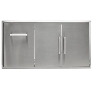 Coyote 45" Double Access Doors With Roll Out Trash